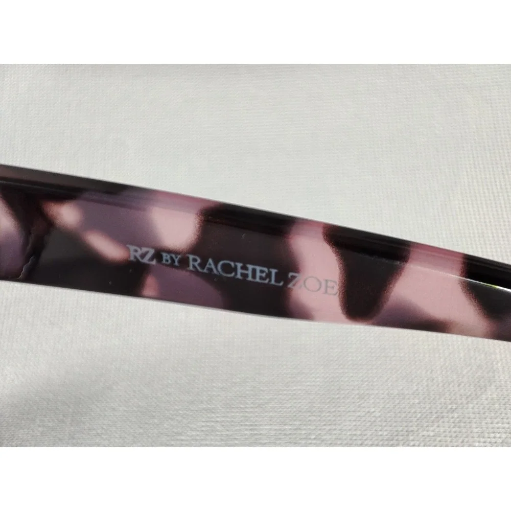Rachel Zoe Clementine Sunglasses Women Purple Marbled‎ Tortoise Cat Eye 52mm